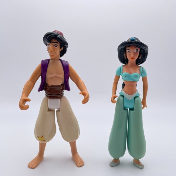 Disney Mattel Aladdin and Jasmin 1992 Dolls (SKU: 432TO) - Picture 2 of 10